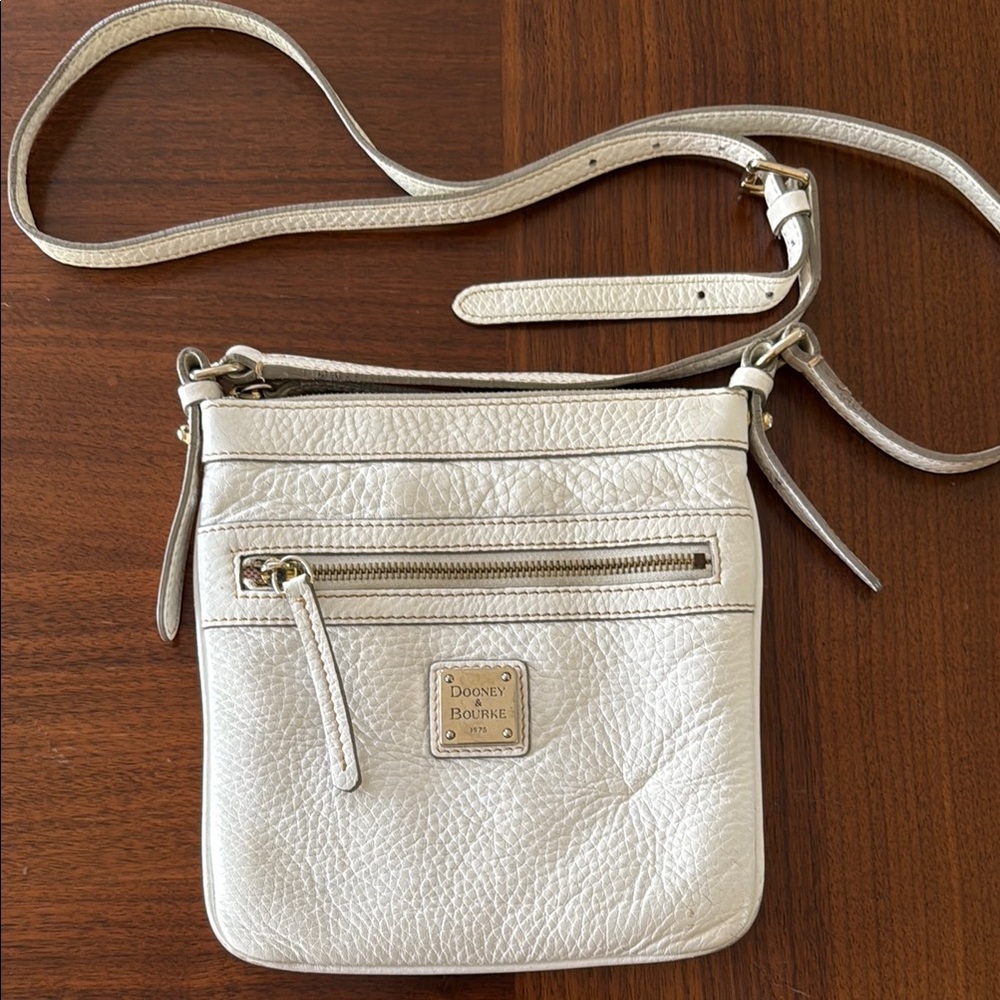 Dooney & Bourke Cream Crossbody Bag